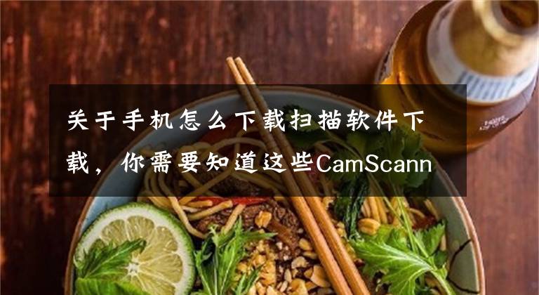 关于手机怎么下载扫描软件下载，你需要知道这些CamScanner Pro v6.8.0.61552 OCR扫描全能王高级版