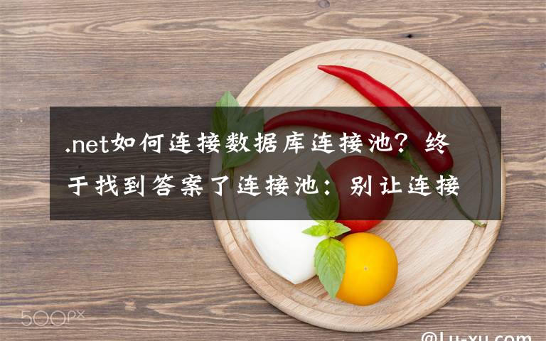 .net如何连接数据库连接池？终于找到答案了连接池：别让连接池帮了倒忙