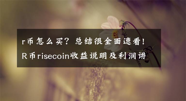 r币怎么买？总结很全面速看!R币risecoin收益说明及利润讲解，投资R币risecoin系统问答