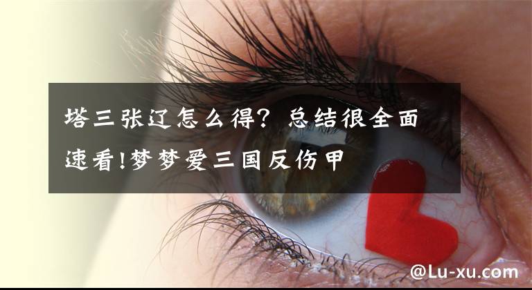 塔三张辽怎么得？总结很全面速看!梦梦爱三国反伤甲