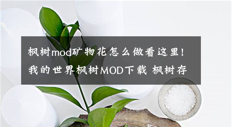 枫树mod矿物花怎么做看这里!我的世界枫树MOD下载 枫树存档详解