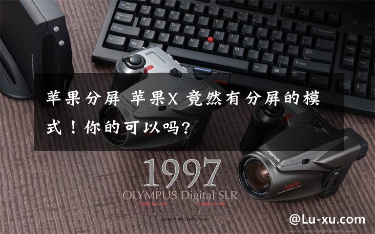 苹果分屏 苹果X 竟然有分屏的模式！你的可以吗?