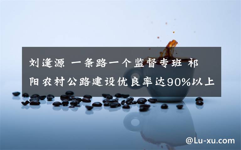 刘逢源 一条路一个监督专班 祁阳农村公路建设优良率达90%以上