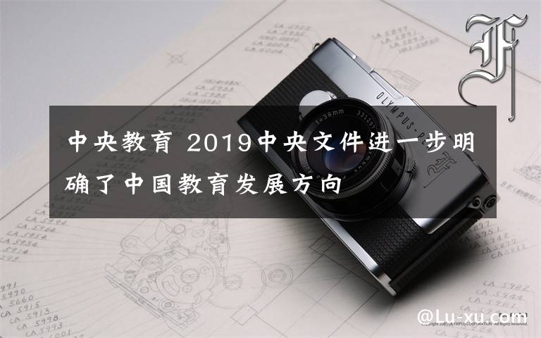 中央教育 2019中央文件进一步明确了中国教育发展方向