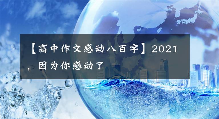 【高中作文感动八百字】2021，因为你感动了