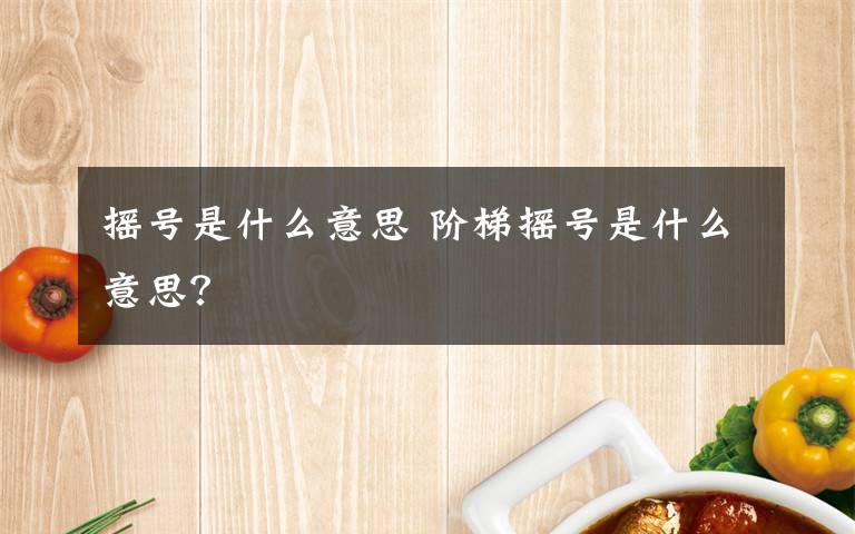 摇号是什么意思 阶梯摇号是什么意思？