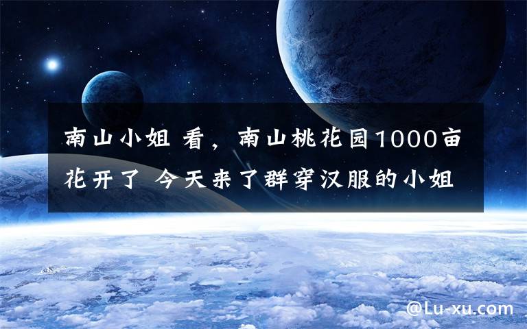 南山小姐 看，南山桃花园1000亩花开了 今天来了群穿汉服的小姐姐