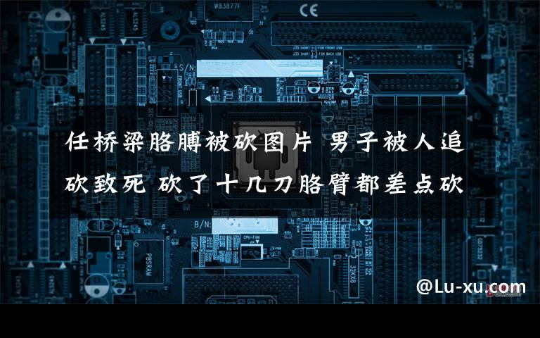 任桥梁胳膊被砍图片 男子被人追砍致死 砍了十几刀胳臂都差点砍掉