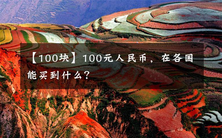 【100块】100元人民币，在各国能买到什么？