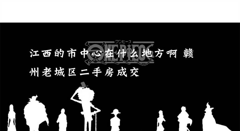 江西的市中心在什么地方啊 赣州老城区二手房成交