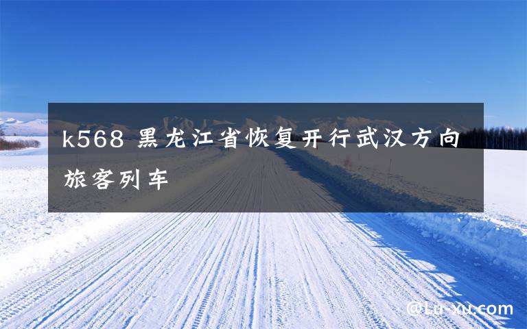 k568 黑龙江省恢复开行武汉方向旅客列车