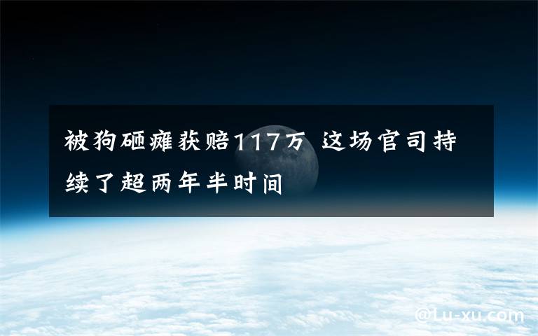 被狗砸瘫获赔117万 这场官司持续了超两年半时间