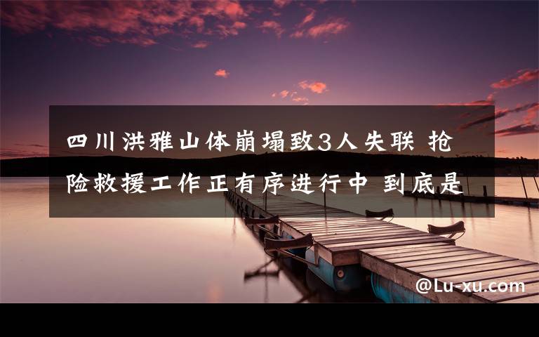 四川洪雅山体崩塌致3人失联 抢险救援工作正有序进行中 到底是什么状况？