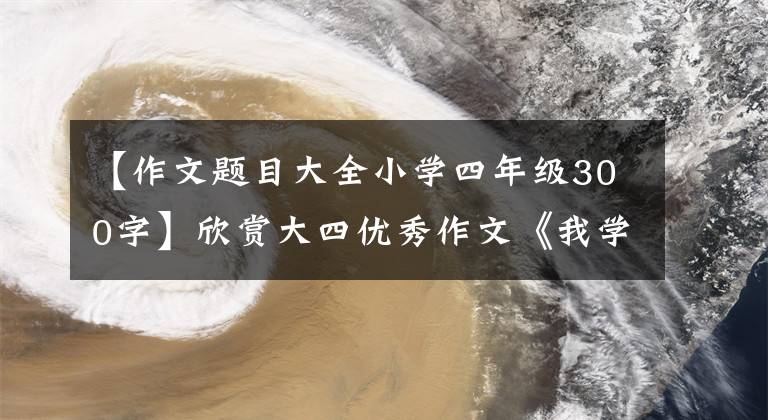 【作文题目大全小学四年级300字】欣赏大四优秀作文《我学会了等待》、《我学会了坚持》