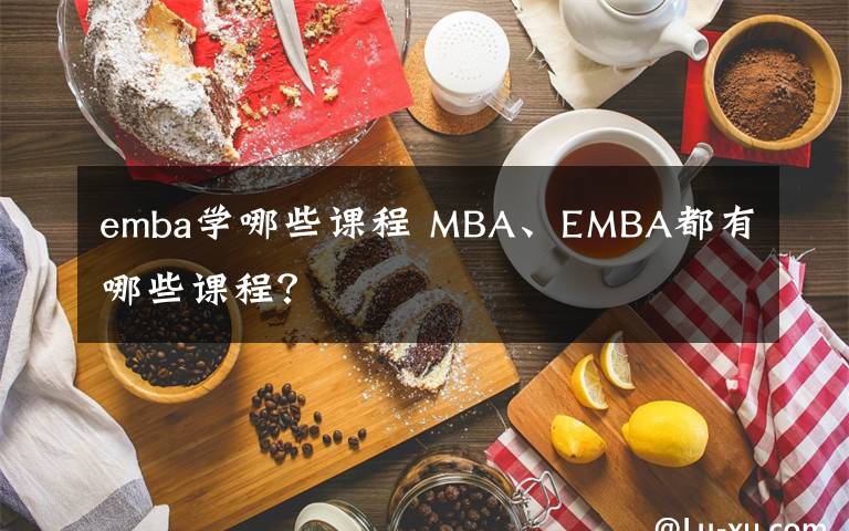 emba学哪些课程 MBA、EMBA都有哪些课程？