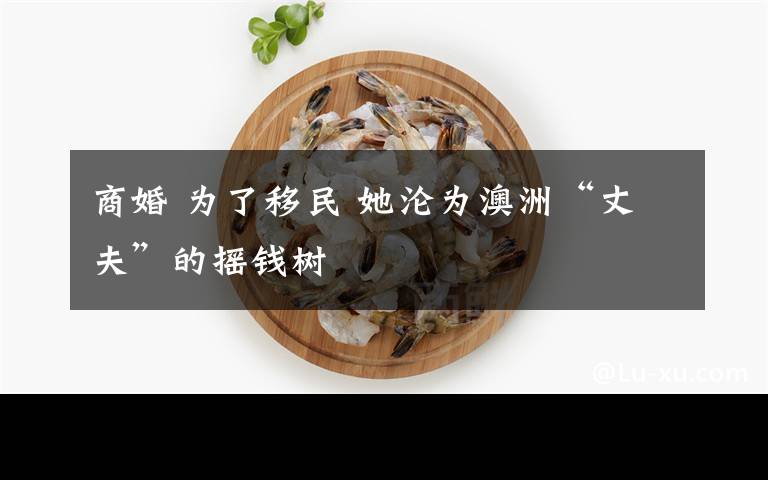 商婚 为了移民 她沦为澳洲“丈夫”的摇钱树