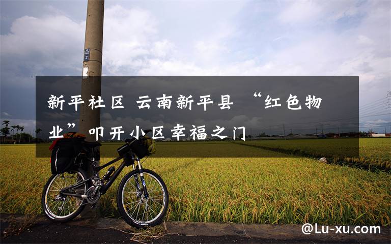 新平社区 云南新平县 “红色物业”叩开小区幸福之门