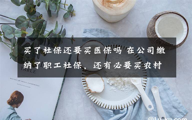 买了社保还要买医保吗 在公司缴纳了职工社保，还有必要买农村合作医疗吗？