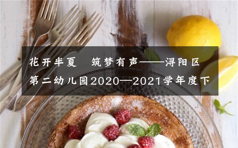 花开半夏 筑梦有声——浔阳区第二幼儿园2020—2021学年度下学期工作总结大会