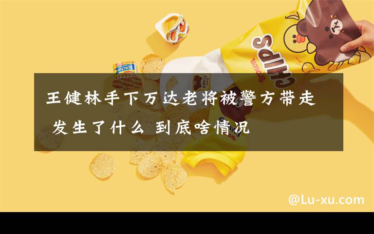 王健林手下万达老将被警方带走 发生了什么 到底啥情况