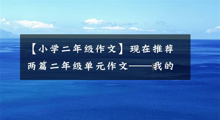 【小学二年级作文】现在推荐两篇二年级单元作文——我的好朋友