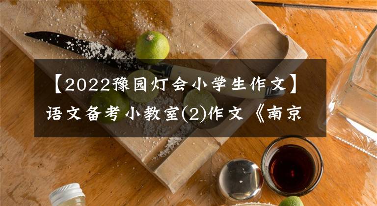 【2022豫园灯会小学生作文】语文备考小教室(2)作文《南京街头》怎么写？(佳作6篇)