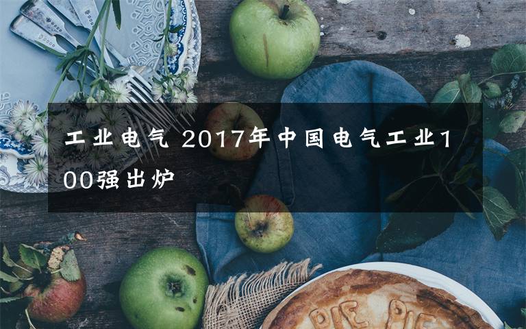 工业电气 2017年中国电气工业100强出炉