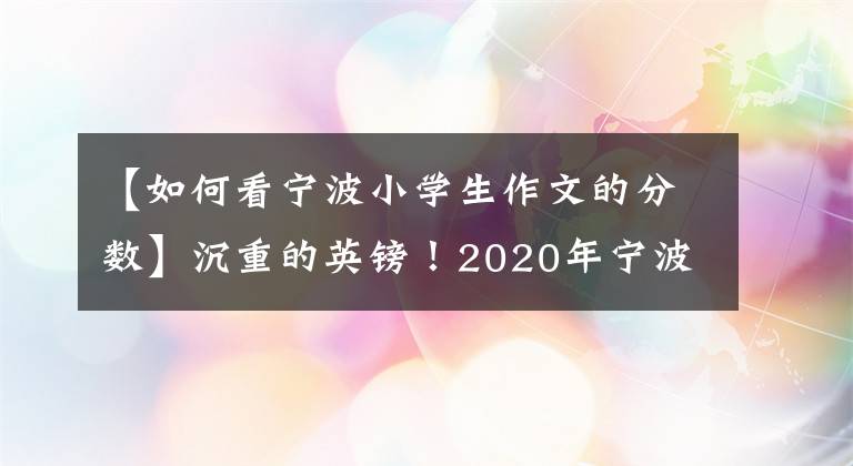 【如何看宁波小学生作文的分数】沉重的英镑！2020年宁波市直属普通高中投稿分数线公布