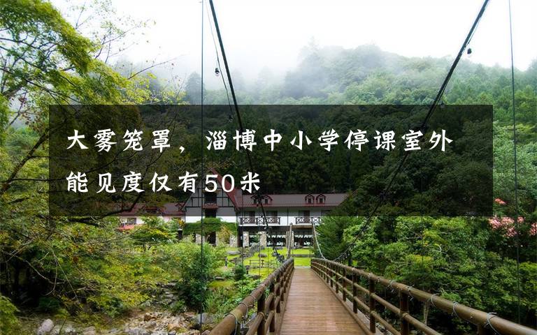 大雾笼罩，淄博中小学停课室外能见度仅有50米