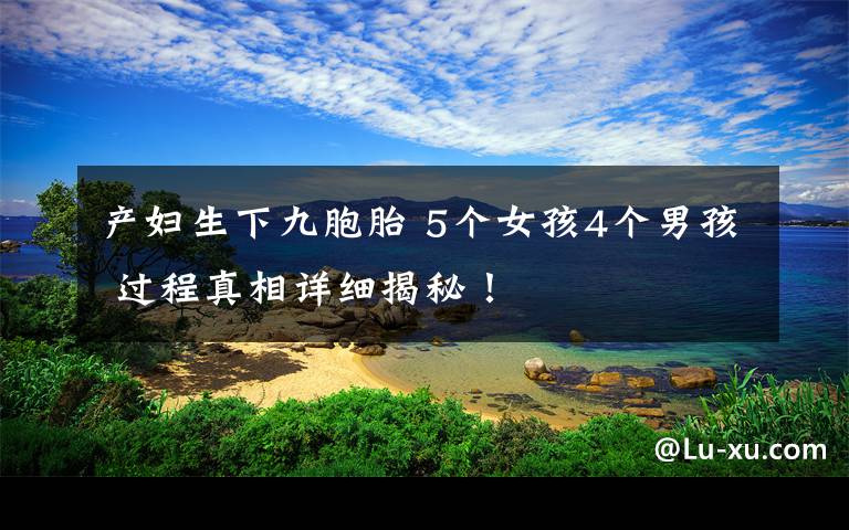 产妇生下九胞胎 5个女孩4个男孩 过程真相详细揭秘！