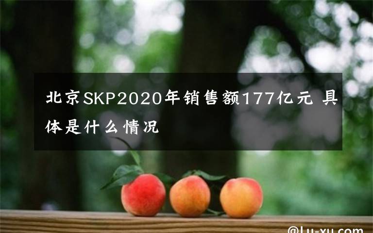 北京SKP2020年销售额177亿元 具体是什么情况