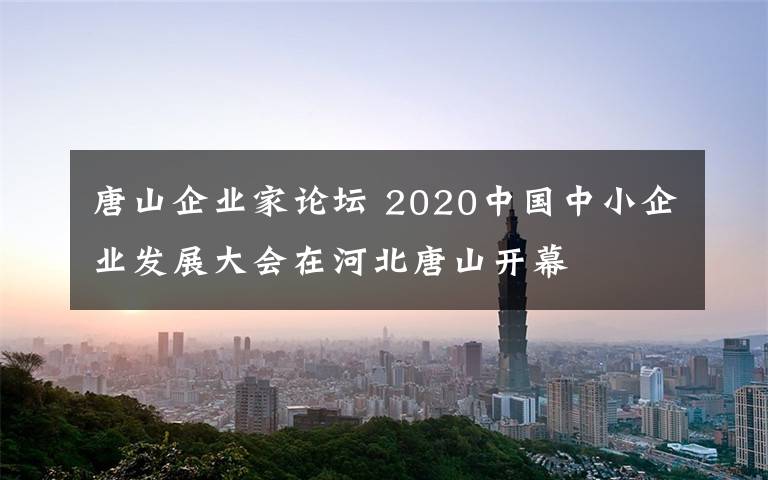 唐山企业家论坛 2020中国中小企业发展大会在河北唐山开幕