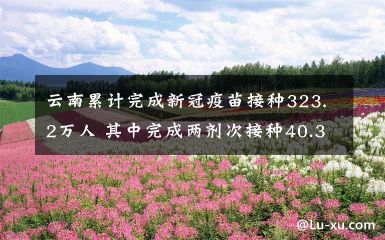 云南累计完成新冠疫苗接种323.2万人 其中完成两剂次接种40.3万人 过程真相详细揭秘！