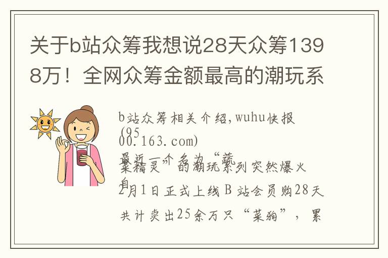 关于b站众筹我想说28天众筹1398万！全网众筹金额最高的潮玩系列诞生