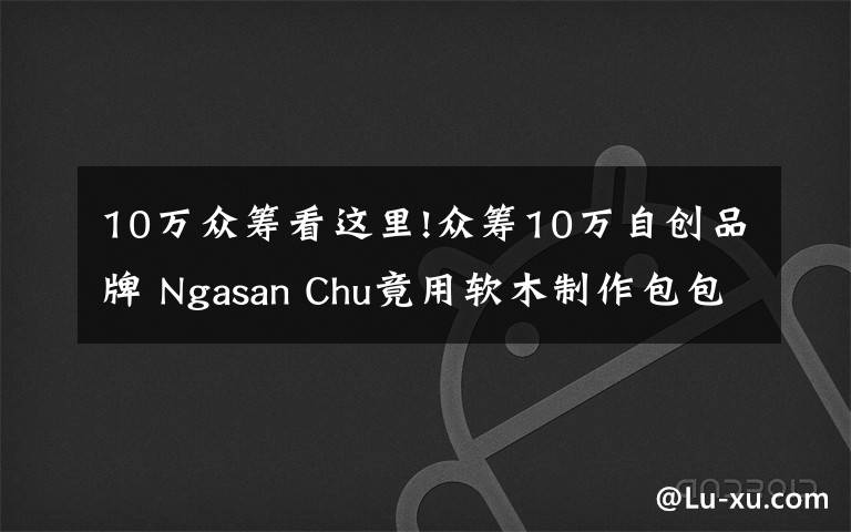 10万众筹看这里!众筹10万自创品牌 Ngasan Chu竟用软木制作包包