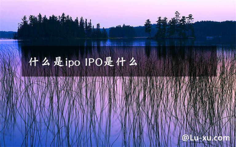 什么是ipo IPO是什么