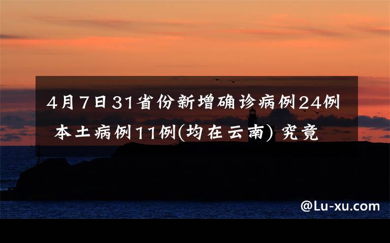 4月7日31省份新增确诊病例24例 本土病例11例(均在云南) 究竟是怎么一回事?