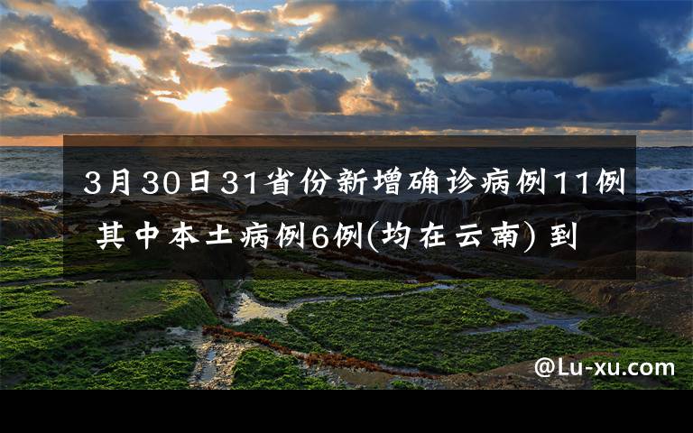 3月30日31省份新增确诊病例11例 其中本土病例6例(均在云南) 到底是什么状况？