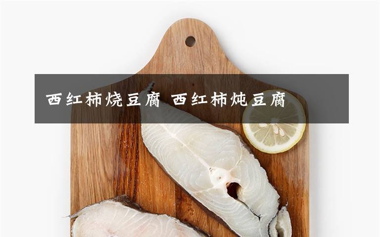 西红柿烧豆腐 西红柿炖豆腐