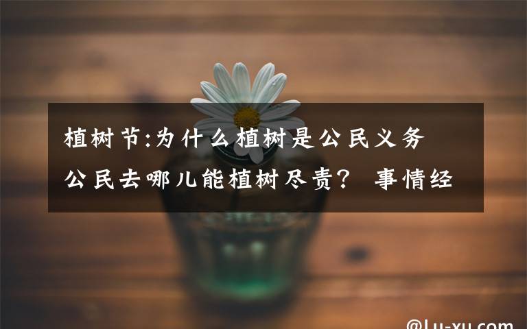 植树节:为什么植树是公民义务 公民去哪儿能植树尽责？ 事情经过真相揭秘！