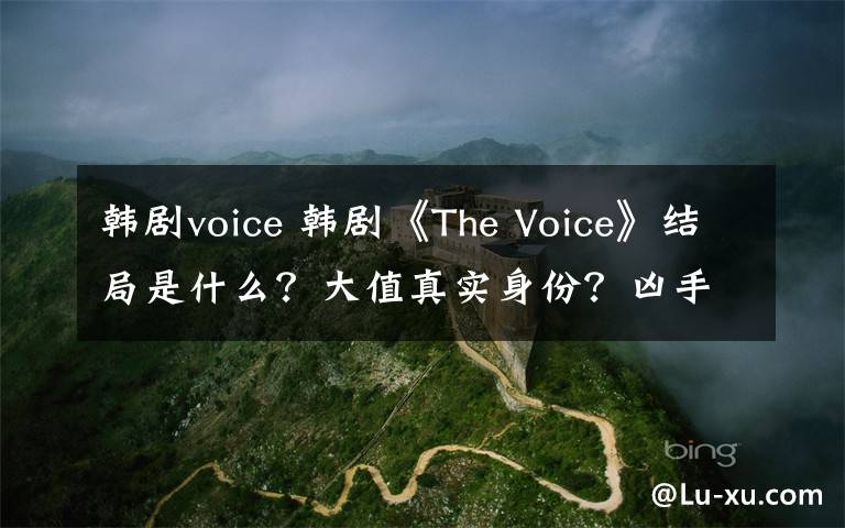 韩剧voice 韩剧《The Voice》结局是什么？大值真实身份？凶手大Boss是谁