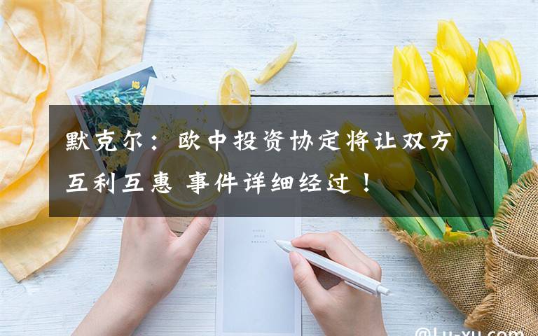 默克尔：欧中投资协定将让双方互利互惠 事件详细经过！