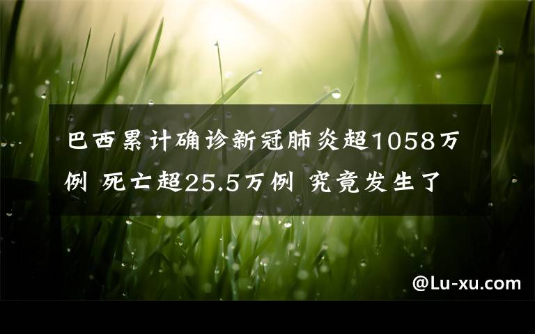 巴西累计确诊新冠肺炎超1058万例 死亡超25.5万例 究竟发生了什么?