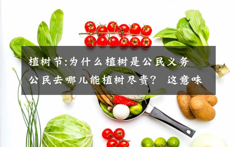 植树节:为什么植树是公民义务 公民去哪儿能植树尽责？ 这意味着什么?