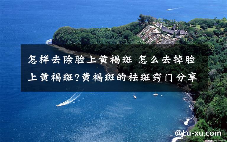 怎样去除脸上黄褐斑 怎么去掉脸上黄褐斑?黄褐斑的祛斑窍门分享