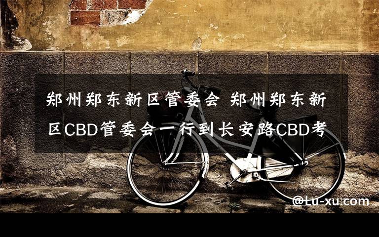 郑州郑东新区管委会 郑州郑东新区CBD管委会一行到长安路CBD考察交流