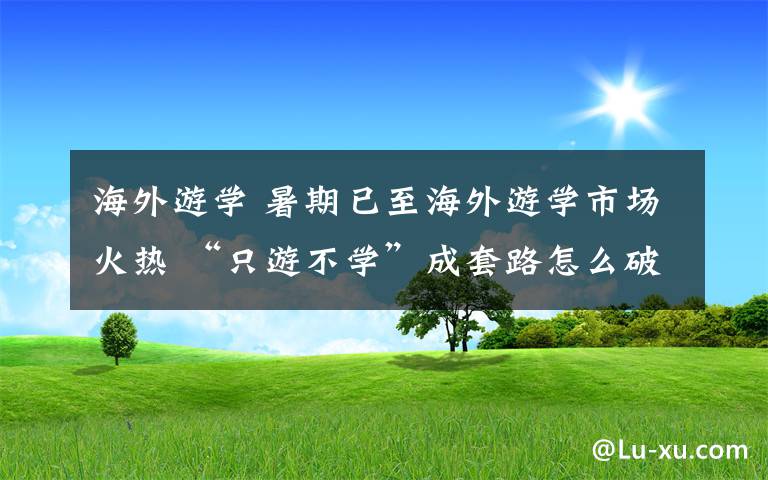 海外游学 暑期已至海外游学市场火热 “只游不学”成套路怎么破？