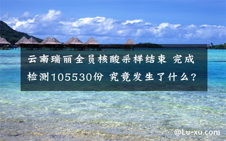 云南瑞丽全员核酸采样结束 完成检测105530份 究竟发生了什么?