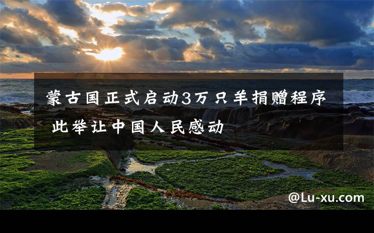 蒙古国正式启动3万只羊捐赠程序 此举让中国人民感动