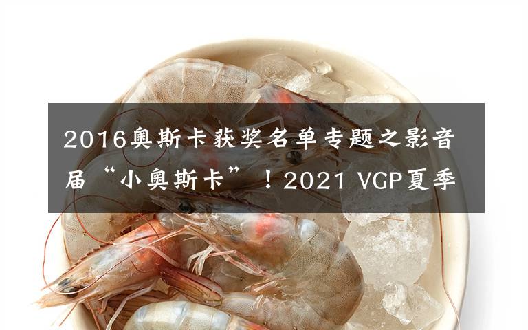 2016奥斯卡获奖名单专题之影音届“小奥斯卡”！2021 VGP夏季获奖名单正式出炉